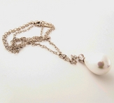 Valge pärl pika ketiga